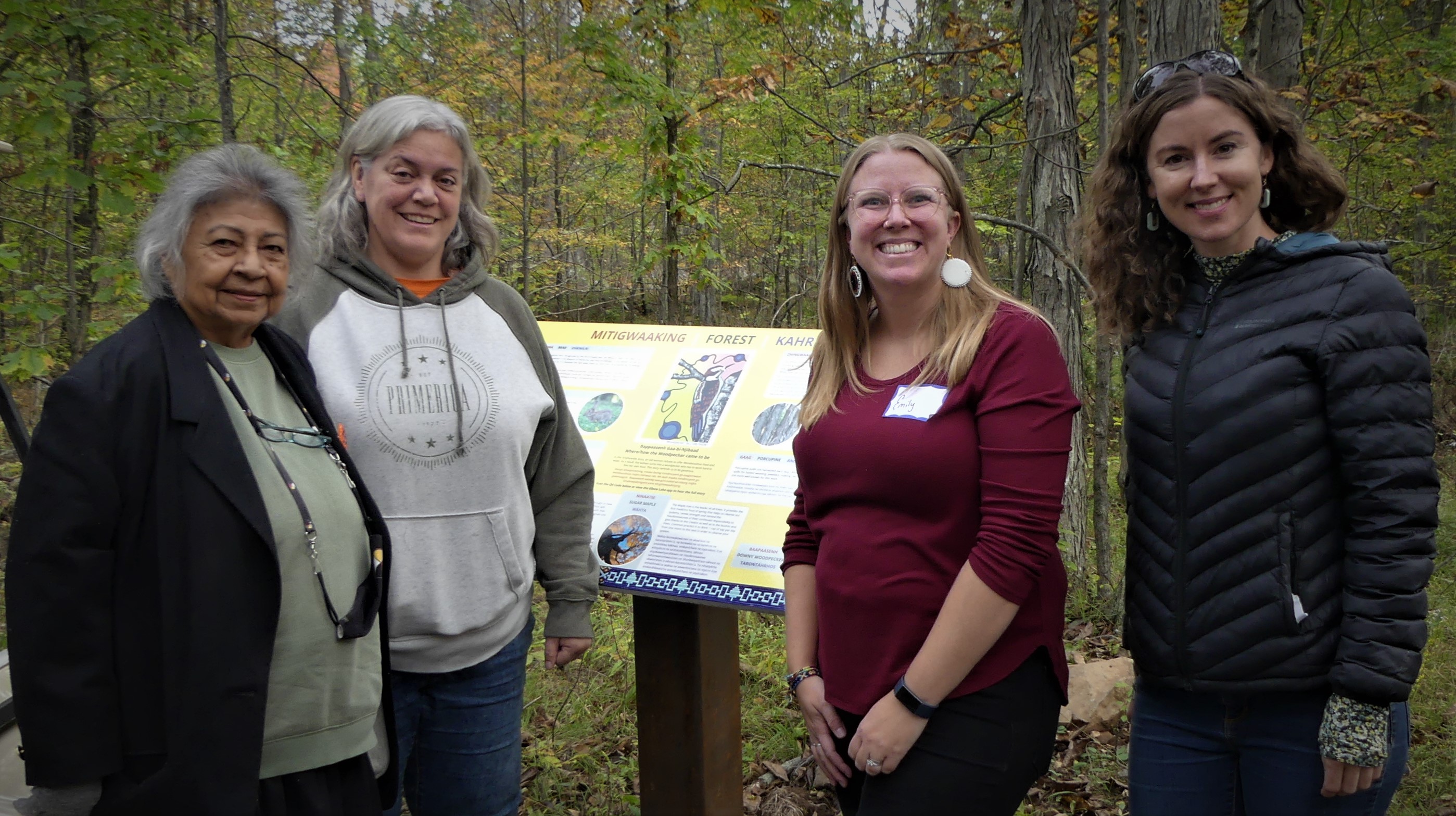 Shirley Williams, Nikki Auten, Emily Verhoek, and Alice Johnston